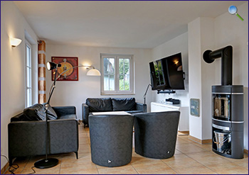 Blick ins gemütliche Wohnzimmer Blick ins gemütliche Wohnzimmer