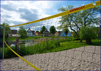 Der Volleyball-Platz